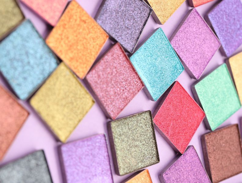 Тіні color exstasy ES015 - Коричневий відтінок з блискітками хамелеон ES015 фото